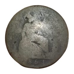 GREAT BRITAIN Year 1861 VICTORIA QUEEN **SCARE** Poor Grade.