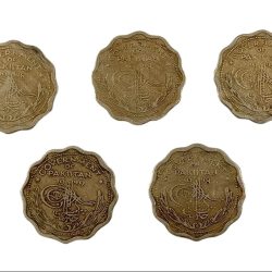 Alternative view of PAKISTAN Cu/Ni ONE ANNA Year 1948/1949 **SCARE** Collectable Grade.