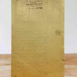 Alternative view of India Government Bikaner 8 Anna Stamp Paper Rajasthan Vintage Issue Very UNIQUE And Rare