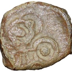 Lead Coin of Post-Satavahana (1st Cen. AD) from Nashik Region 3-Arched Hill/Ujjaini Symbol