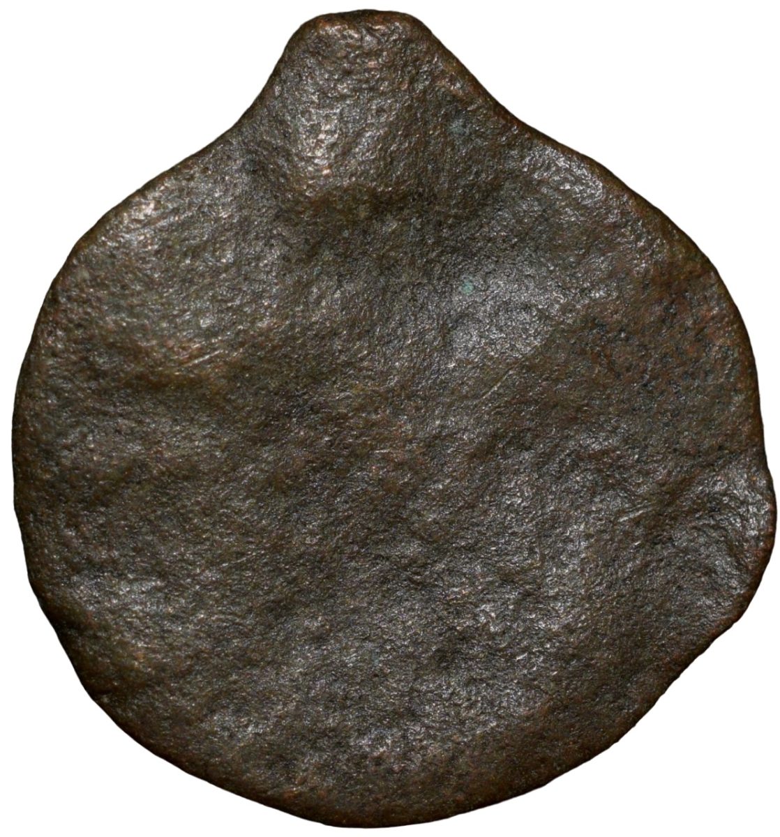 Uniface Cast Copper of Vidarbha Region 3rd - 2nd Cen. BC with Tree Railing, Hill - Image 2