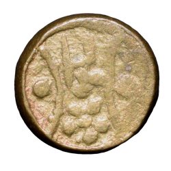 Alternative view of Brass Puveera Tokens (19th Cen. AD) from Tamil Nadu Region of Tiruppur