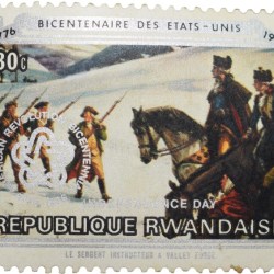 Postal Stamp of Rwandaise Country - 30 Cents Independence Day Issue Mint Un-Used Condition as per Image.