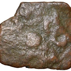 Copper Coin of Satavahana Dynasty(100 BC) from Vidarbha(Yavatmal) Region Nandyawarta/Ujjaini