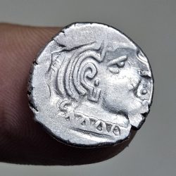 Western Kshtrapa Silver DRACHMA, BHARATRADAMAN