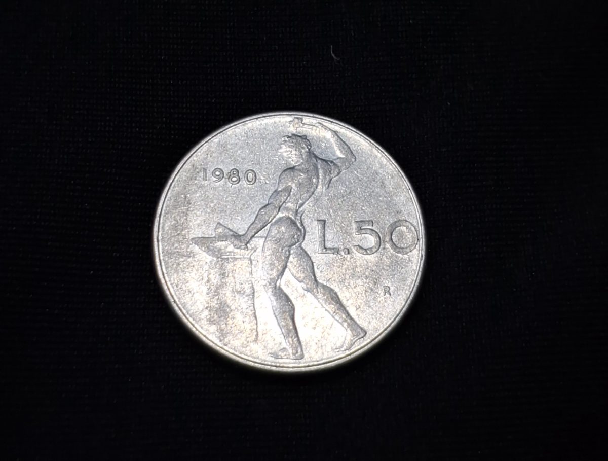 ITALY 50 LIRE 1980 COIN