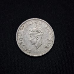 Half Rupee 1946 George VI King Emperor