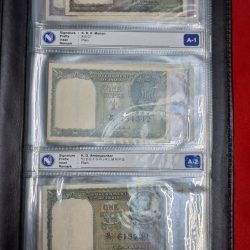 Alternative view of ONE RUPEE SIGNATURE SET WITH ALBUM
