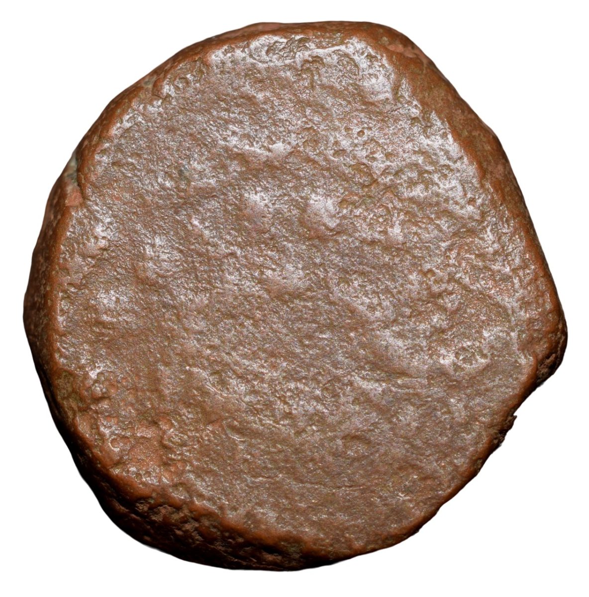 Copper Paisa of Dhar State(17th-18th AD) Anonymous Type Jhar/Dotted Circle - Image 2