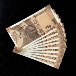 Rs 10 INDIA Bank note SEMI FANCY NUMBER 001110 to 009990 Issue Very Unique and Rare