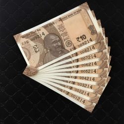 Rs 10 INDIA Bank note 001214 to 009214 Issue Very Unique and Rare