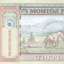 Alternative view of 50 Togrog of Mongolia Country (AD 2019) with Portrait of Damdiny Sühbaatar