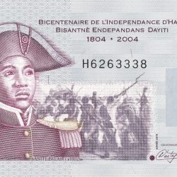 10 Gourdes of Haiti Country (AD 2004) Bicentennial of Haiti's Independence