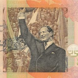 1000 Pesos of Colombia Country (AD 2015) with Portrait of Jorge Eliecer Gaitan