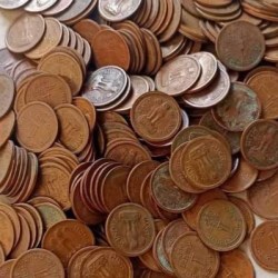 Republic India coin Decimal currency 1naya Paisa Only copper coin Mixed year & mint 100 piece given 990