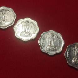 10 PAISA 1968 -1971 FOUR COIN LOAT BUNC CONDITION