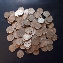 Alternative view of India Denomination 25 paise Mix date Mix mint 100 piece given