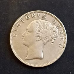 Alternative view of East india company Victoria queen continue legends Denomination 1 ₹ Excellent condition