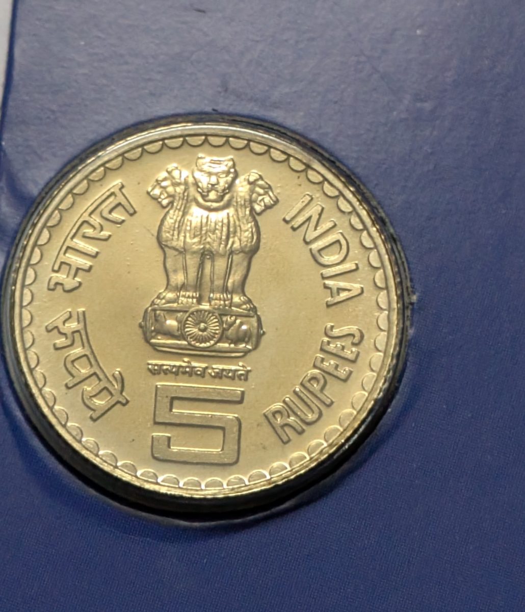 5 Rs 75 Years Of Dandi March Copper Nickel Coin UNC RARE - Image 2