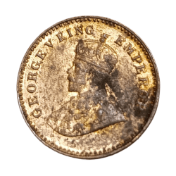 Alternative view of British India 1/12 ANNA Year 1915 King GEORGE-V High AUNC Grade.