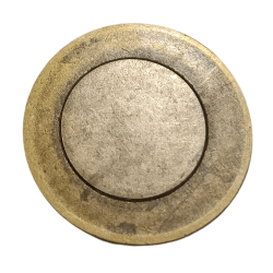 Alternative view of 10 Rupees Bi-Metal BOTH SIDES BLANK PLANCHET Error Collectable Grade.