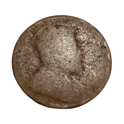 Alternative view of CEYLON Copper ONE CENT King EDWARD-VII **SCARE** Poor Grade.