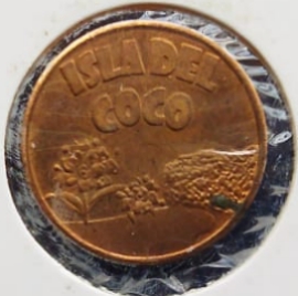 Cocos Island - Isla del Coco, ½ Centavo, 2014, Fantasy Issue, Condition as per image. - Image 2