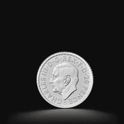 Britain’s mint 1 Tenth Troy Oz 20 Pence 2025 King Charles III 999 pure Silver Very Unique and Rare