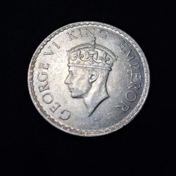 One Rupee 1940 Coin George VI King Emperor