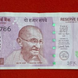2000 RUPEE NOTE ENDING 786 SERIAL NO. 825786