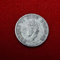 QUARTER RUPEE GEORGE VI KING EMPEROR