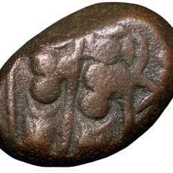 Copper Kasu of Sasivarnadeva(AD 1730-50) of Sivaganga Raja's Ty.12.4