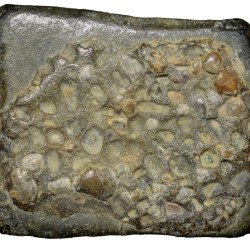 Alternative view of Copper Punch-Marked from Vidarbha(3rd-2nd Cen.BC) with Swastik, Tree, 6-Armed Symbol