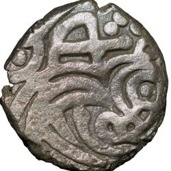 Alternative view of Billion Jital of Muhammad bin Sam(AD1193-1206) of Delhi Sultanate Type D7 Dehliwal