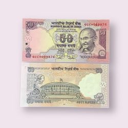 Rs 50 STAR REPLACEMENT LOW SERIAL 009876 PREFIX 6CC Signed by D Subbarao Year 2011 Issue Gem Unc Very Unique and Rare