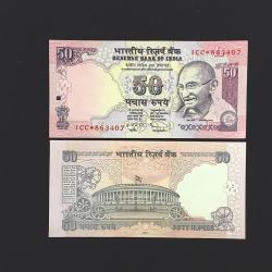 FS 12 Rs 50 STAR REPLACEMENT Issue Signed by D Subbarao Inset L Year 2011 Issue PREFIX 1CC Gem Unc Very Unique and Rare (