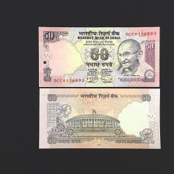 FS 13 Rs 50 STAR REPLACEMENT Issue Signed by D Subbarao Inset L PREFIX 3CC Year 2011 Issue Gem Unc