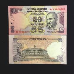 FS 2 Rs 50 STAR REPLACEMENT Issue Signed by Y V Reddy Inset L Year 2007 Issue Gem Unc Very Unique and Rare