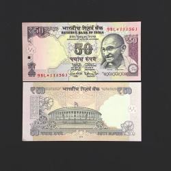 FS 39 Rs 50 STAR REPLACEMENT Issue Signed by Raghuram Rajan Inset R Year 2015 Issue PREFIX 9BL Gem Unc