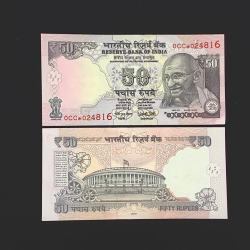 FS 48 Rs 50 STAR REPLACEMENT Issue Signed by Urjit R Patel Inset L Year 2016 Issue PREFIX 0CC Gem Unc