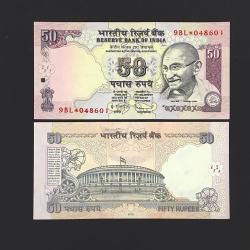 FS 7 Rs 50 STAR REPLACEMENT Issue Signed by D Subbarao Inset PLAIN Year 2010 Issue Gem Unc Very Unique and Rare