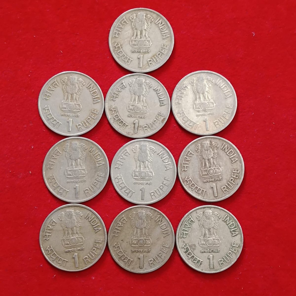 One Rs Rare Coin 89 Th Inter Parliamentary Union Conference 1993 Year Bombay Mint 10 Pcs Given - Image 2
