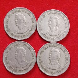 Two Rs Scare Coin Subash Chandra Bose ji Centenary 1997 Hyderabad Mint Coin 10 Pcs Given