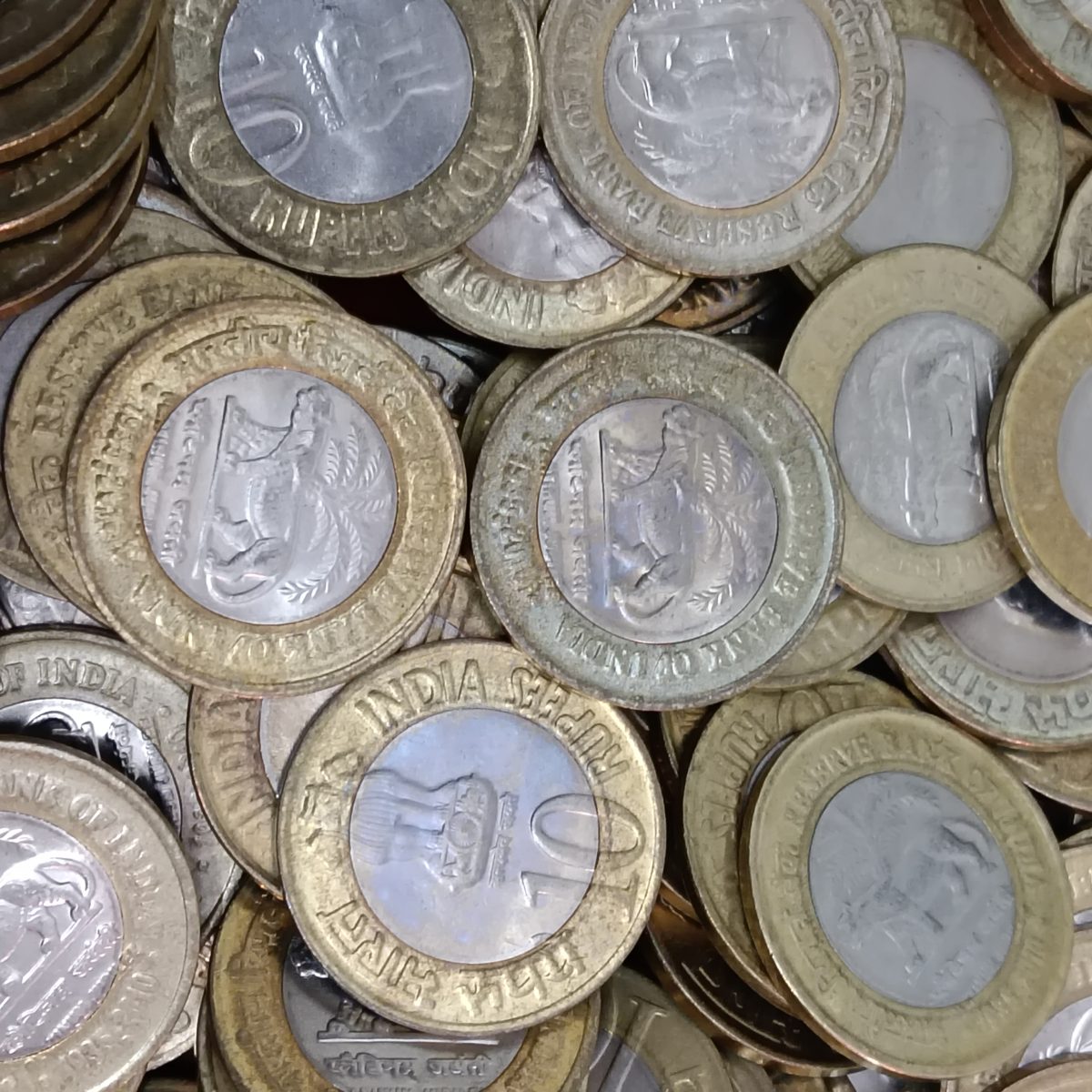 Ten Rs Scare Coin Reserve Bank of Platinum Jubilee 100 Pcs Given Noida Mint Unc Condition - Image 4