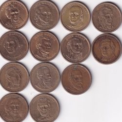 13 Different President and Commemorative issue Dollars rare coin #M-404