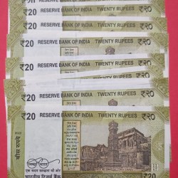 Alternative view of Total 12 Notes Ladder and Reverse Ladder Number GEM UNC Condition