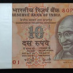 10 RUPEES GOVERNOR Y.B.REDDY (R INSERT) SERIAL PACKET