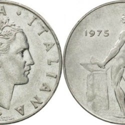 Italy, 50 Lire, 1954-1989, Circulated Condition.