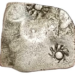 Alternative view of Ancient IMPERIAL MAGADHAN Silver PUNCH Marks 1st "Series-I" KARSHAPANA [C.400-350 BC] Big Sized **V. RARE** Collectable Grade.