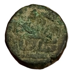 Alternative view of SULTANATE OF JAUNPUR Copper 1 FALUS Shams-ud-din IBRAHIM SHAH [1401-1443] Used Condition.